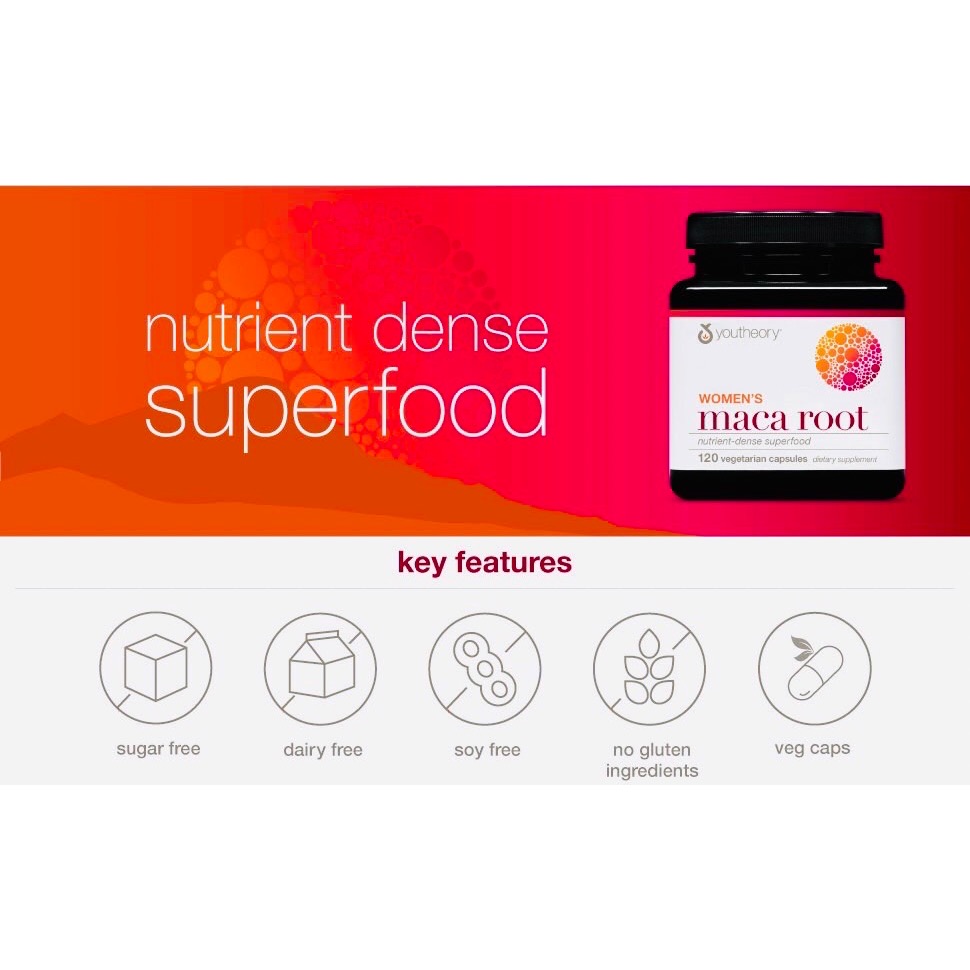 Youtheory(年輕原理)~女士專門版💌瑪卡&秘魯人蔘!Maca👩🏻超級食物+營養密度+適應原!限購限量!頂級補充!-細節圖7