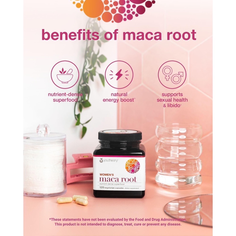 Youtheory(年輕原理)~女士專門版💌瑪卡&秘魯人蔘!Maca👩🏻超級食物+營養密度+適應原!限購限量!頂級補充!-細節圖8