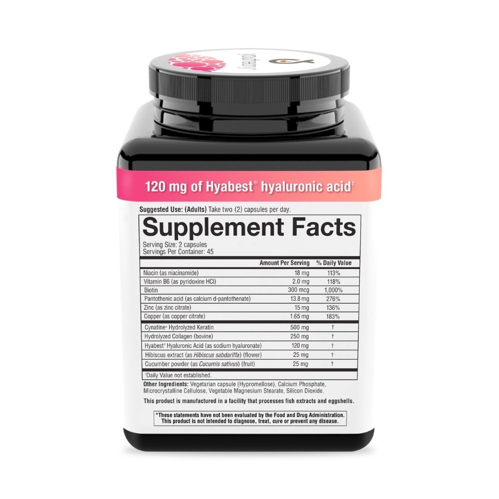 Youtheory年輕原理👩🏻美肌!高單位!胜肽蛋白/玻尿酸/角蛋白/膠原蛋白/花青素💌Peptide!Keratin!-細節圖7