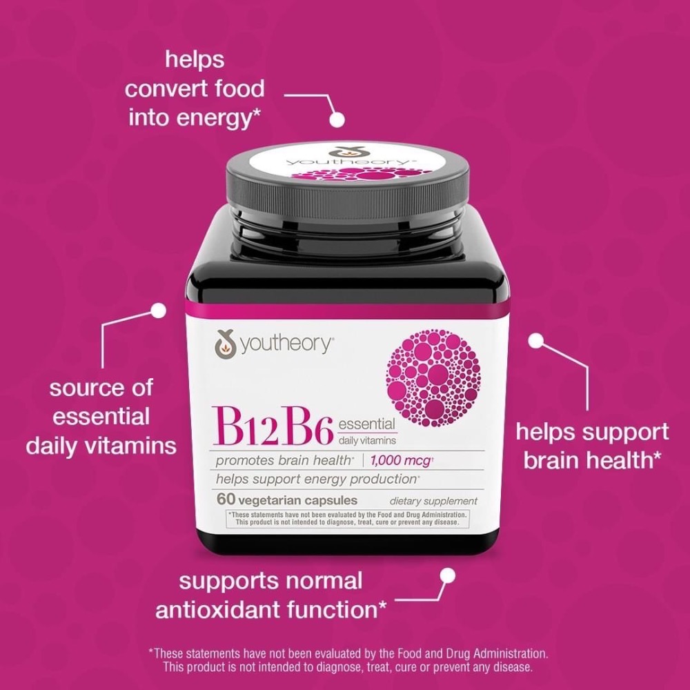Youtheory(年輕原理)~頂級版👩🏻維生素!維他命!B6+B12💌高單位!加增強錠!營養配方!限量購🥰充沛豐盛版!-細節圖6