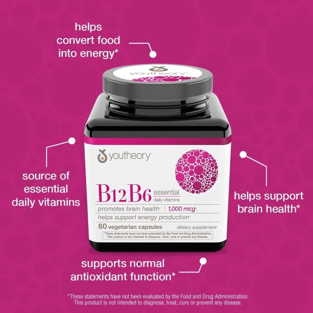 Youtheory(年輕原理)~頂級版💌維生素!維他命!B12+B6👩🏻高單位!加增強錠!高級配方!限量購🥰充沛營養版!-細節圖7