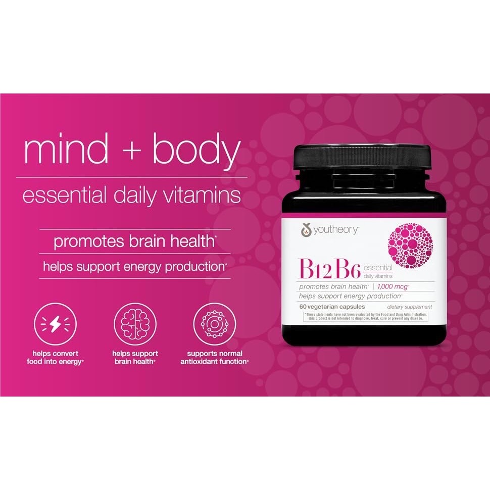 Youtheory(年輕原理)~頂級版💌維生素!維他命!B12+B6👩🏻高單位!加增強錠!高級配方!限量購🥰充沛營養版!-細節圖8