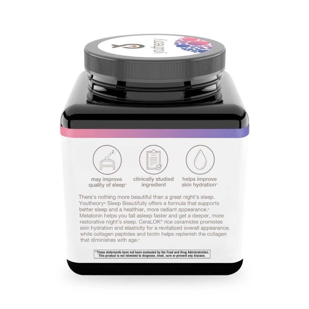 Youtheory(年輕原理)👩🏻夜間肌膚!親膚營養專門款💌胜肽蛋白!神經醯胺(賽洛美/分子釘)!膠原蛋白!花青素!-細節圖2