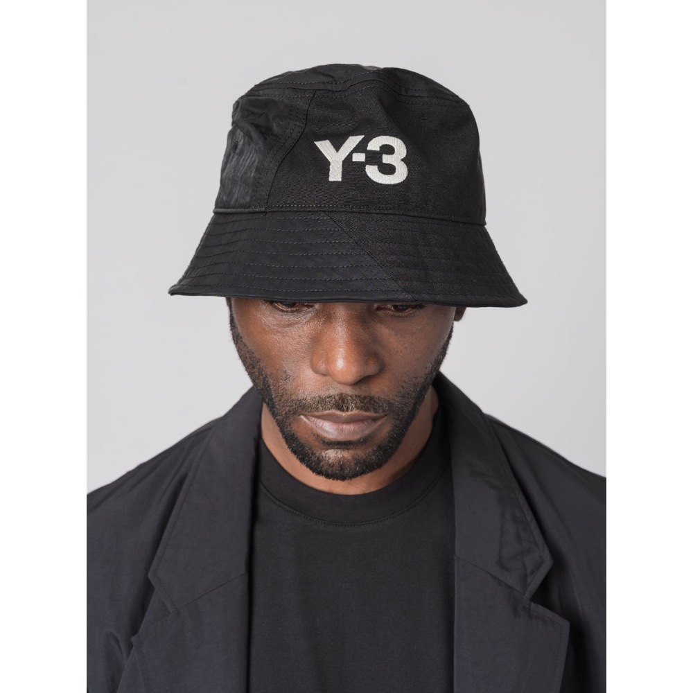 唯ㄧ現貨 💖 Y3 (Y-3) 💛 絕版精品！黑色！紋繡 > 爵士帽、紳士帽、書僮帽、漁夫帽！-細節圖10