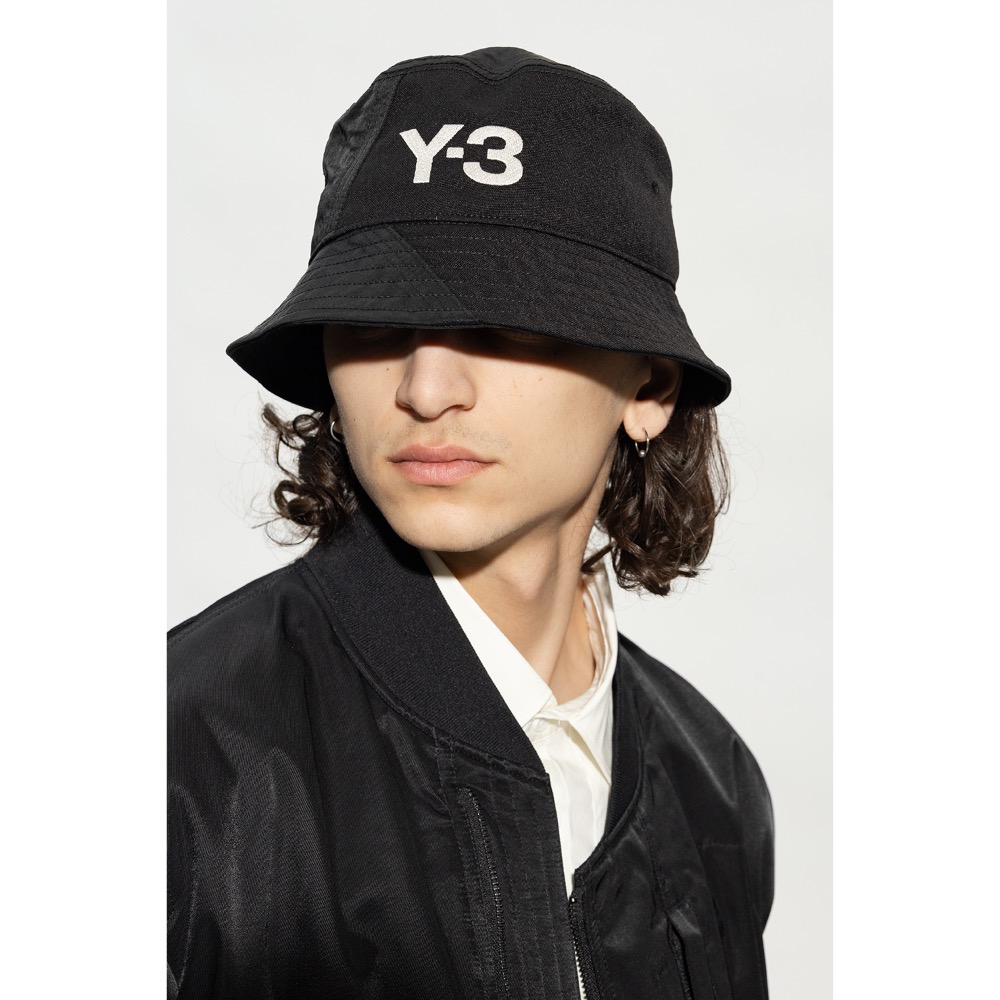 唯ㄧ現貨 💖 Y3 (Y-3) 💛 絕版精品！黑色！永久 > 爵士帽、紳士帽、書僮帽、漁夫帽！-細節圖2