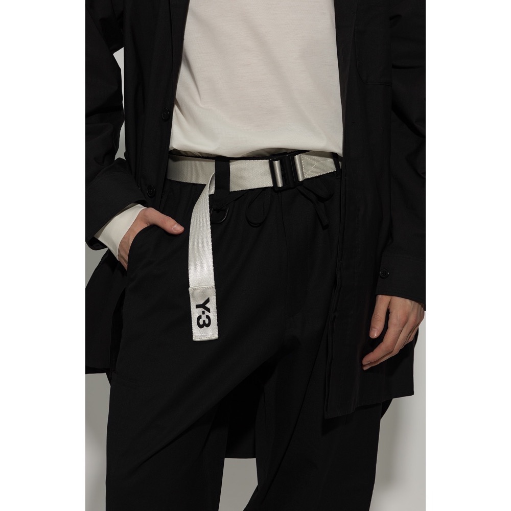 唯ㄧ現貨 💖 Y3 (Y-3) 💛 絕版精品！杏色！水泥白 > 腰帶、腰封、皮帶！-細節圖2