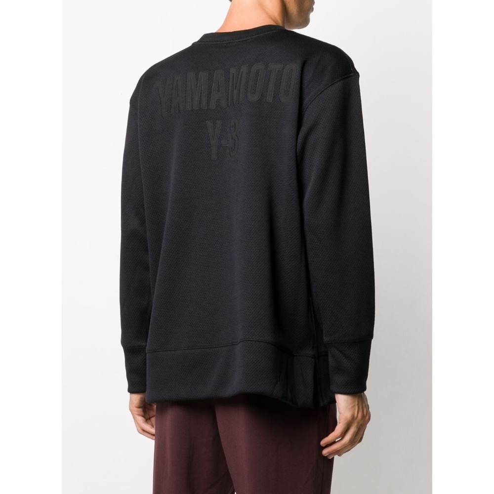 唯ㄧ現貨 💖 Y3 (Y-3) 💛 絕版精品！黑色！意念 > 刺繡、長袖、衛衣、T恤、大學T！-細節圖9