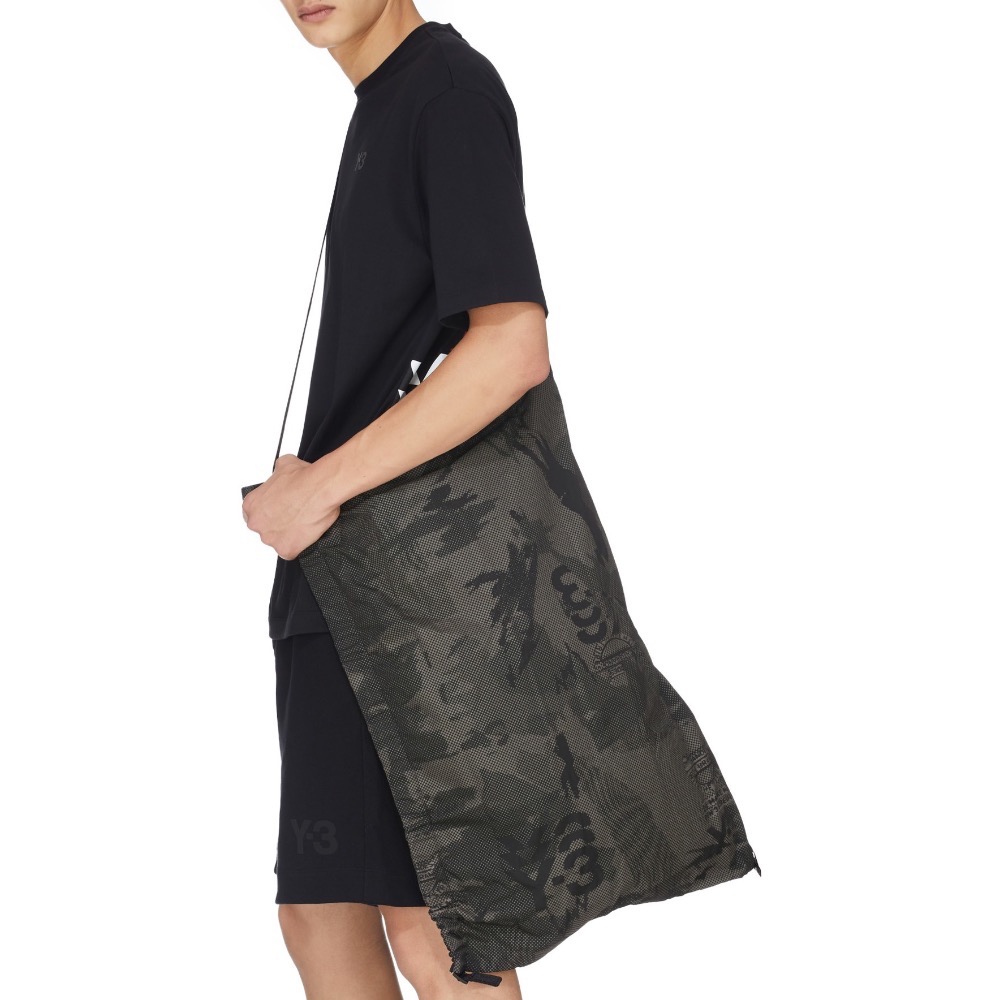 唯ㄧ現貨 💖 Y3 (Y-3) 💛 絕版精品！機能迷彩、潑墨黑色！紀念款 > 托特包、旅行袋、側背包、斜背包、肩背包！-細節圖4