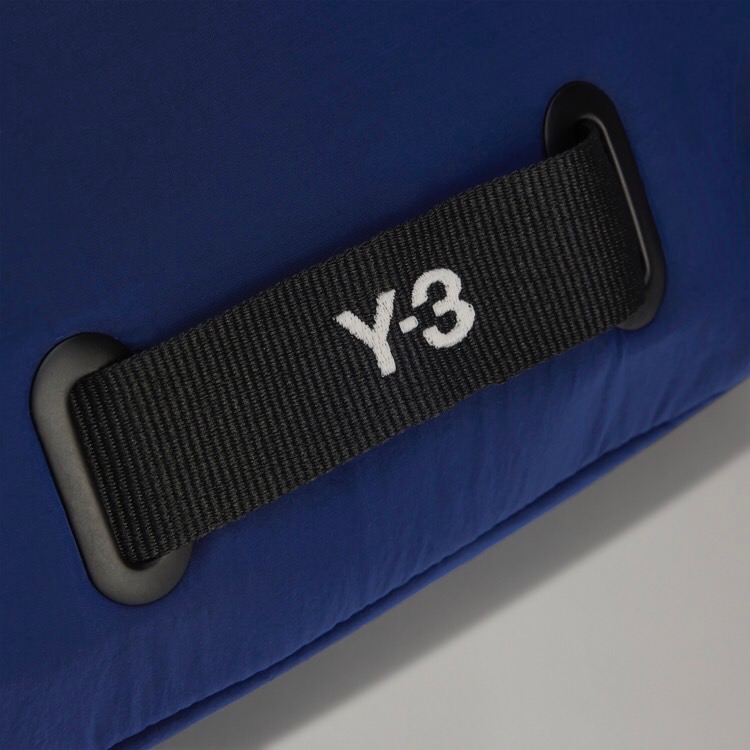 唯ㄧ現貨 💖 Y3 (Y-3) 💛 絕版精品！古典魅影、天空藍色！技術紋繡 > 腰包、發財包、側背包、斜背包、肩背包！-細節圖4