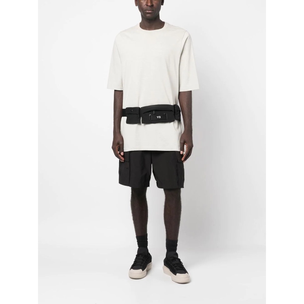 唯ㄧ現貨 💖 Y3 (Y-3) 💛 絕版精品！黑色！披繡版 > 腰包、發財包、側背包、斜背包、肩背包！-細節圖6