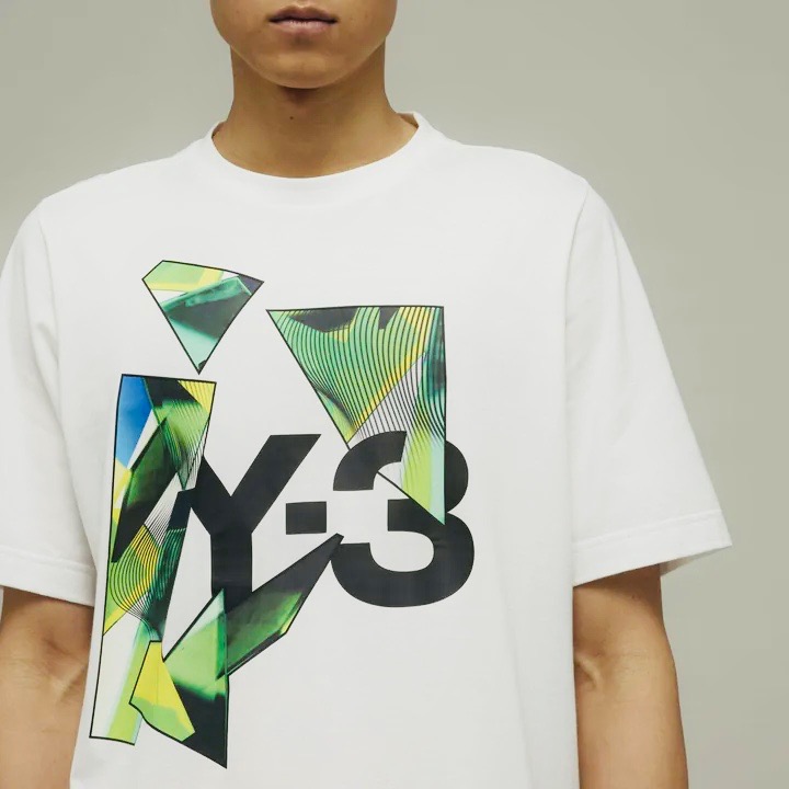 唯ㄧ現貨 💖 Y3 (Y-3) 💛 絕版精品！白色！星空 > 刺繡、短袖、T恤、T-Shirt！-細節圖4