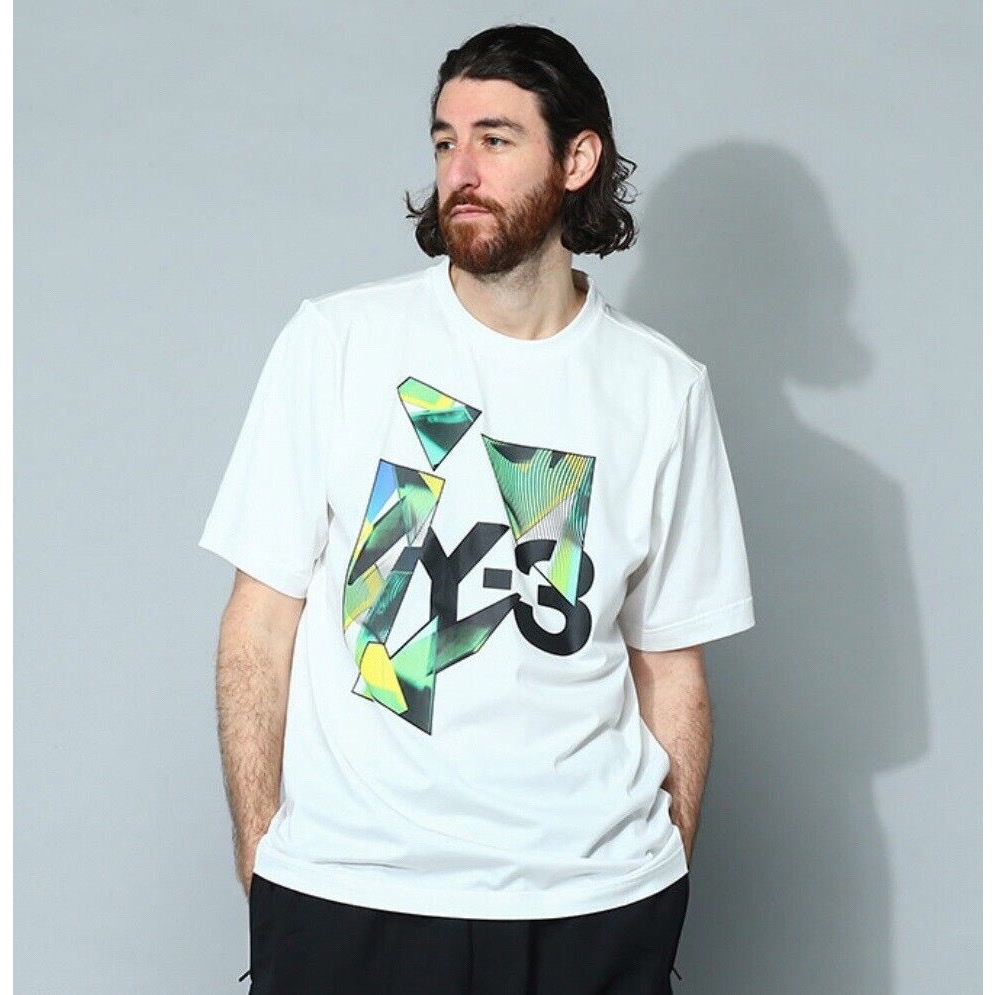 唯ㄧ現貨 💖 Y3 (Y-3) 💛 絕版精品！白色！星空 > 刺繡、短袖、T恤、T-Shirt！-細節圖10
