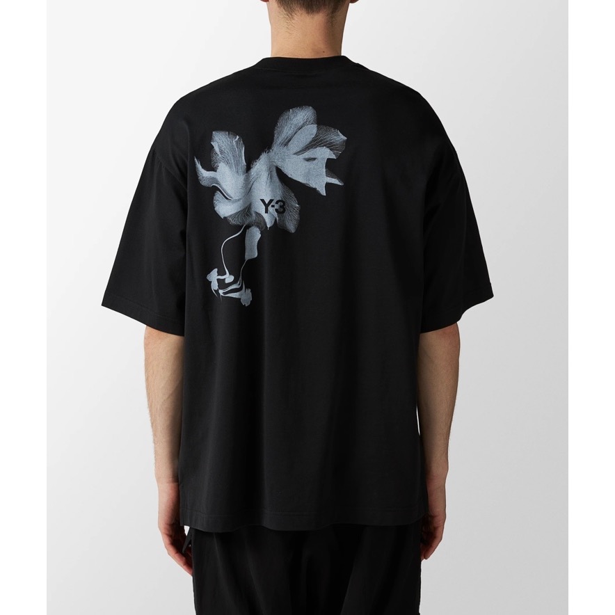唯ㄧ現貨 💖 Y3 (Y-3) 💛 絕版精品！黑色！Boxy！花卉 > 刺繡、短袖、T恤、T-Shirt！-細節圖10