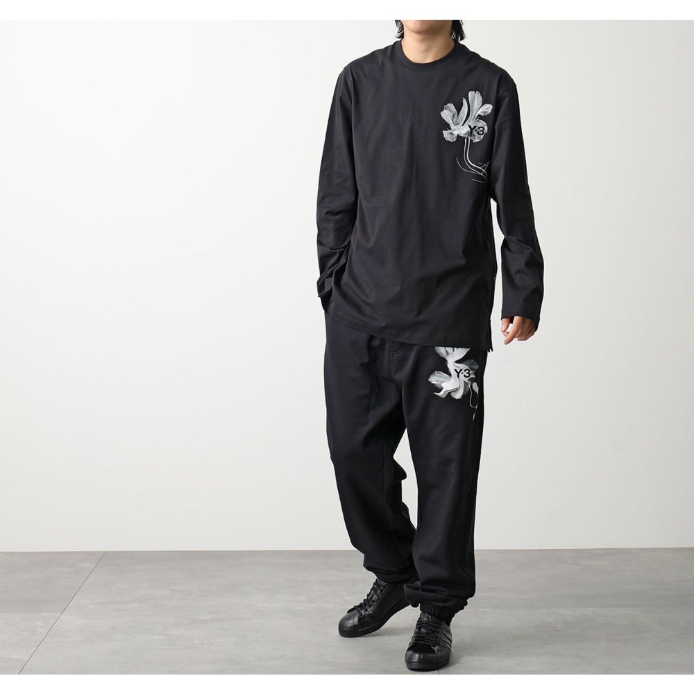 唯ㄧ現貨 💖 Y3 (Y-3) 💛 絕版精品！黑色！花語 > 刺繡、長袖、衛衣、T恤、T-Shirt！-細節圖11