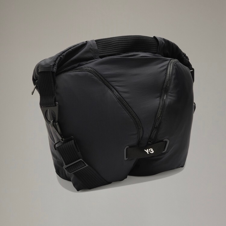 唯ㄧ現貨 💖 Y3 (Y-3) 💛 絕版精品！黑色！飛雁佳作 > 托特包、側背包、斜背包、肩背包！-細節圖2