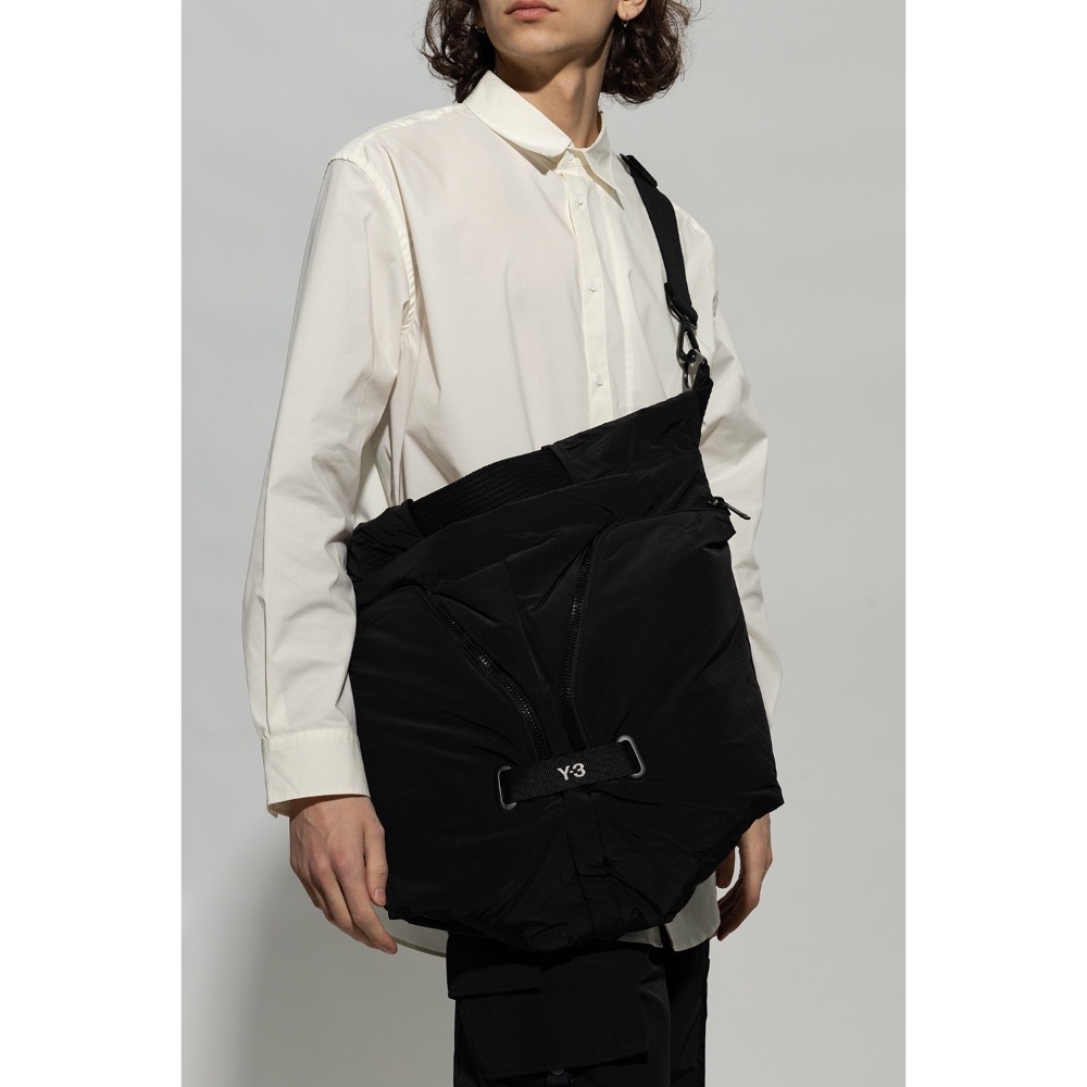 唯ㄧ現貨 💖 Y3 (Y-3) 💛 絕版精品！黑色！飛雁佳作 > 托特包、側背包、斜背包、肩背包！-細節圖10