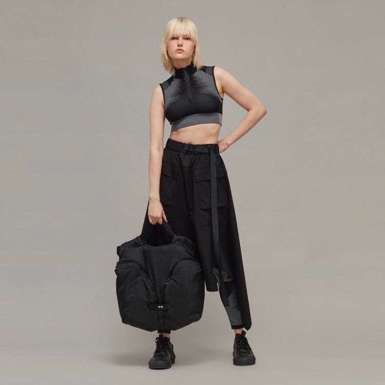 唯ㄧ現貨 💖 Y3 (Y-3) 💛 絕版精品！黑色！落雁紋繡 > 托特包、側背包、斜背包、肩背包！-細節圖3