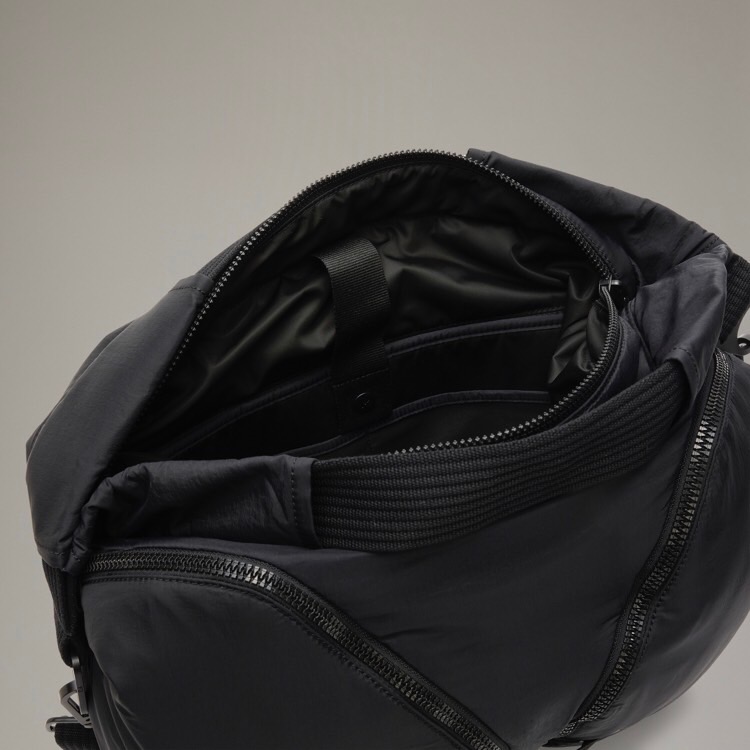 唯ㄧ現貨 💖 Y3 (Y-3) 💛 絕版精品！黑色！落雁紋繡 > 托特包、側背包、斜背包、肩背包！-細節圖10