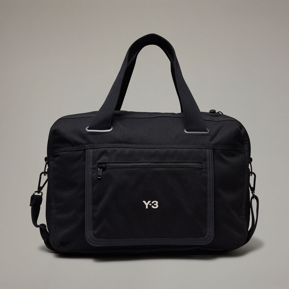 唯ㄧ現貨 💖 Y3 (Y-3) 💛 限額精品！黑色！週末版 > 旅行袋、旅行包、行李箱、筆電包、側背包、肩背包！-細節圖4