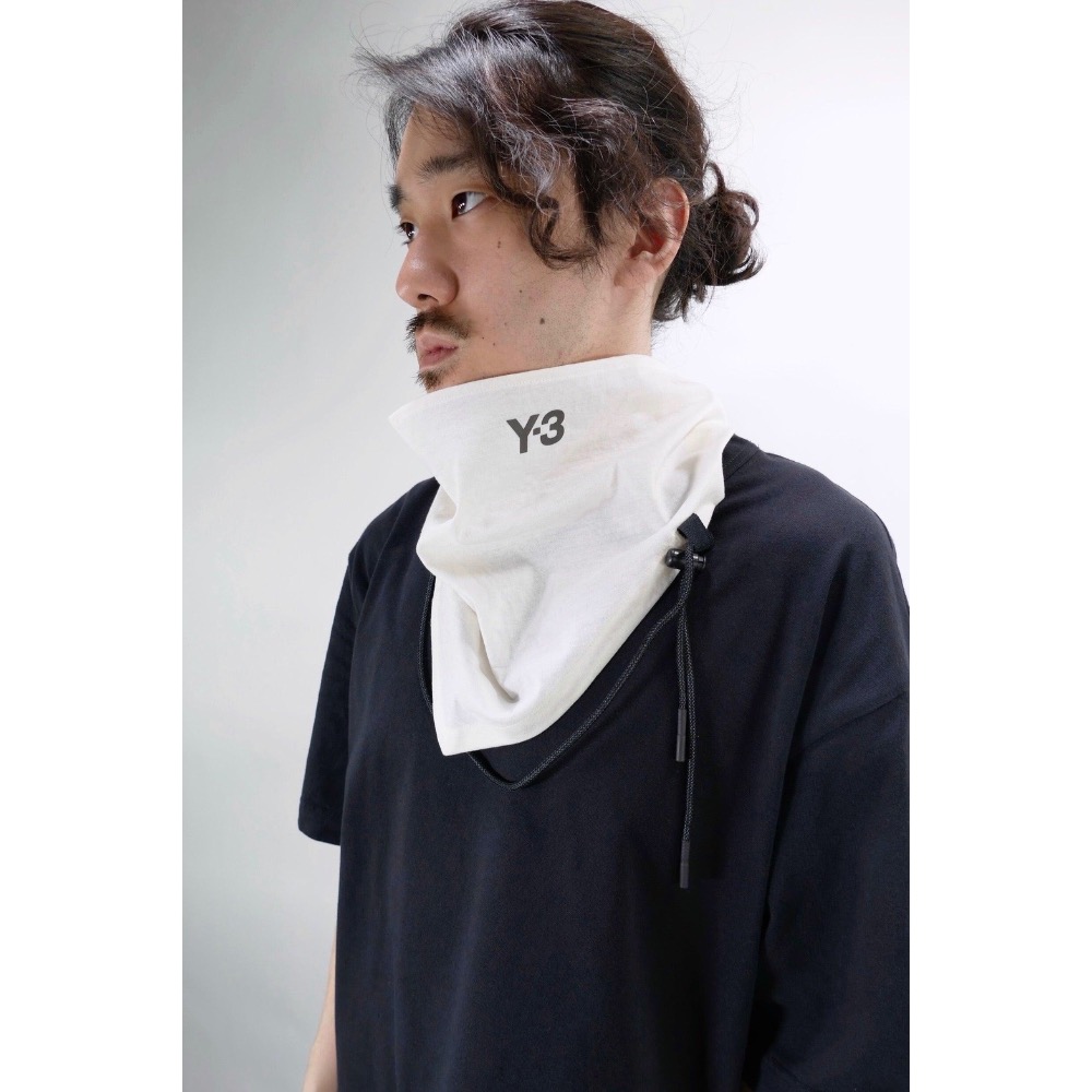 唯ㄧ現貨 💖 Y3 (Y-3) 💛 絕版精品！奶油色、淺米色！手洗、冷洗！奢柔 > 圍巾、領巾、方巾、口罩、三角巾！-細節圖7