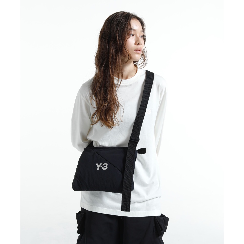 唯ㄧ現貨 💖 Y3 (Y-3) 💛 限額精品！黑色！信差包 > 郵差包、側背包、斜背包、肩背包、文件包！-細節圖3