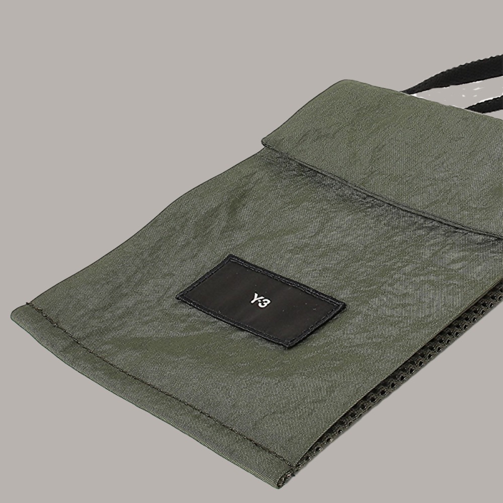 唯ㄧ現貨 💖 Y3 (Y-3) 💛 限額精品！橄欖、軍綠色！隨行包 > 頸掛包、相機包、側背包、斜背包、肩背包、長夾包！-細節圖8