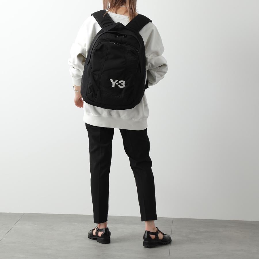 唯ㄧ現貨 💖 Y3 (Y-3) 💛 絕版精品！黑色！優雅紋繡 > 後背包！-細節圖10