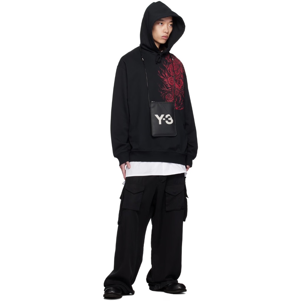 唯ㄧ現貨 💖 Y3 (Y-3) 💛 限額精品！黑色！斥侯包 > 頸掛包、相機包、側背包、斜背包、肩背包、卡夾包、長夾包！-細節圖8