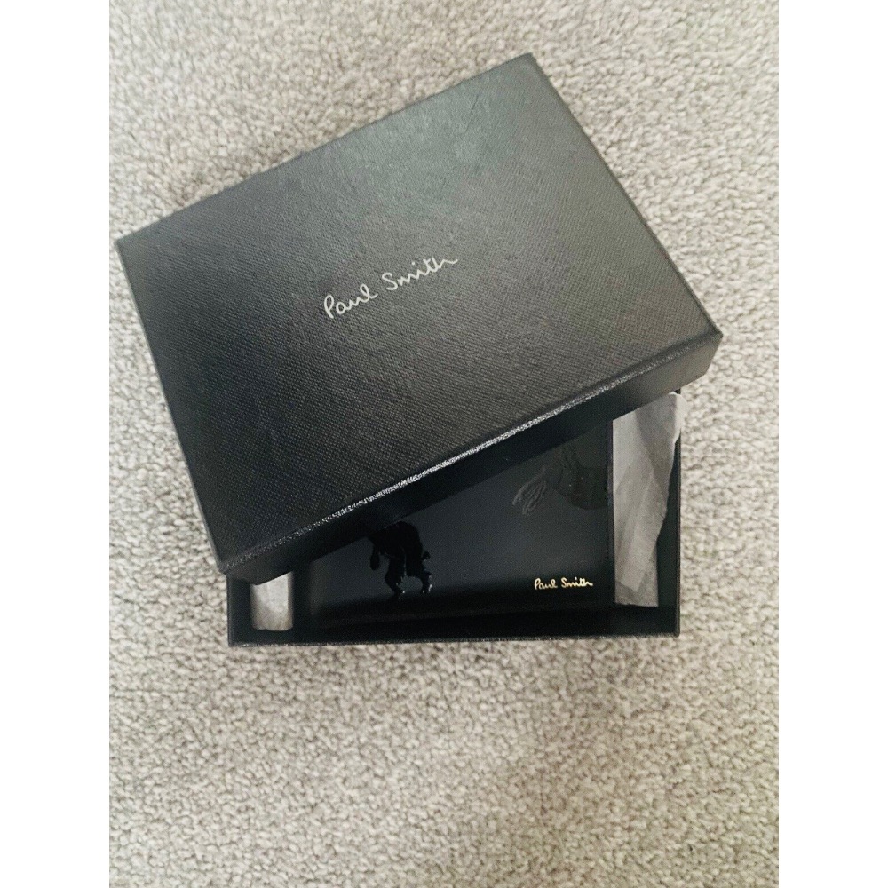 唯ㄧ現貨 💖 Paul Smith 💌 絕版精品！黑色！癸卯！金兔 > 皮夾、短夾、卡夾、錢包！-細節圖10