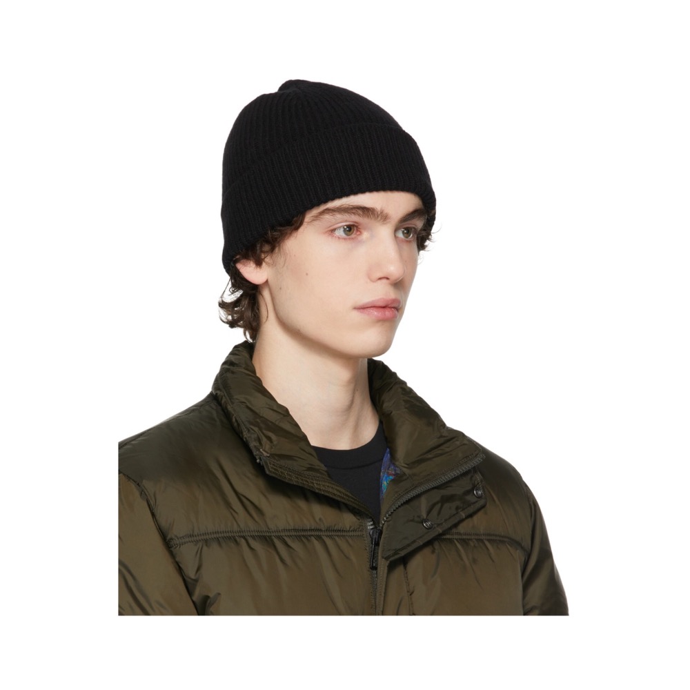 唯ㄧ現貨 💖 Paul Smith 💌 絕版精品！黑色！手洗、冷洗羊毛！喀什米爾 > 羊毛帽、毛線帽、針織帽！-細節圖4