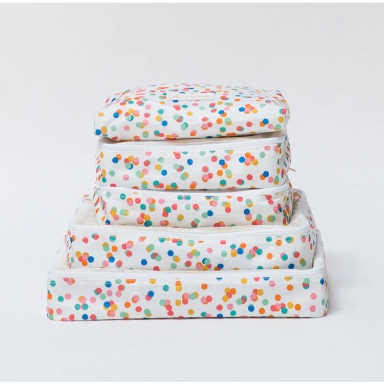 唯ㄧ現貨 💖 CALPAK ♥️ 絕版精品！彩虹！超級名模 > 5件組、旅行袋、旅行包、收納袋、盥洗包、化妝包、收納包！-細節圖6