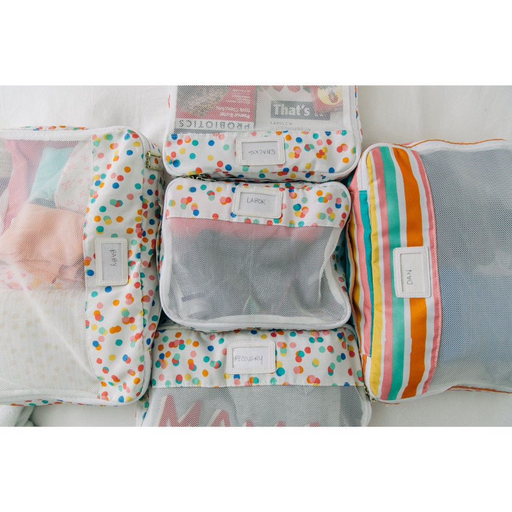 唯ㄧ現貨 💖 CALPAK ♥️ 絕版精品！彩虹！超級名模 > 5件組、旅行袋、旅行包、收納袋、盥洗包、化妝包、收納包！-細節圖9