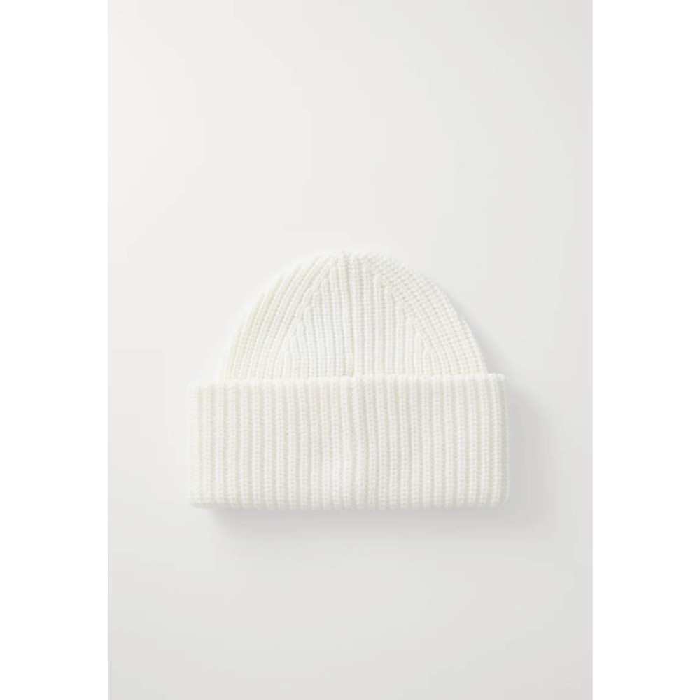 唯ㄧ現貨 💖 COACH 🖤 絕版精品！奶油、杏色！手洗、冷洗羊毛！蔻馳 > 羊毛帽、毛線帽、針織帽！-細節圖2