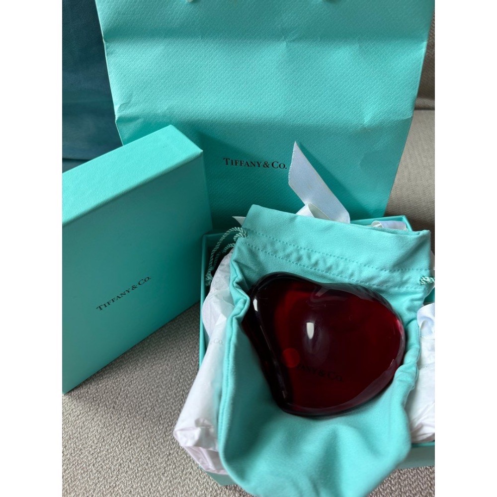 唯ㄧ現貨 💖 Tiffany & Co ♥️ 絕版精品！愛的真締 > 水晶紙鎮、玻璃紙鎮、精品擺飾、網美道具、交換禮物！-細節圖5