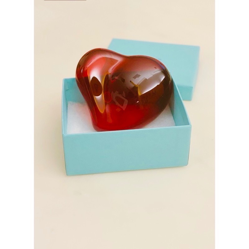 唯ㄧ現貨 💖 Tiffany & Co ♥️ 絕版精品！愛的真締 > 水晶紙鎮、玻璃紙鎮、精品擺飾、網美道具、交換禮物！-細節圖8