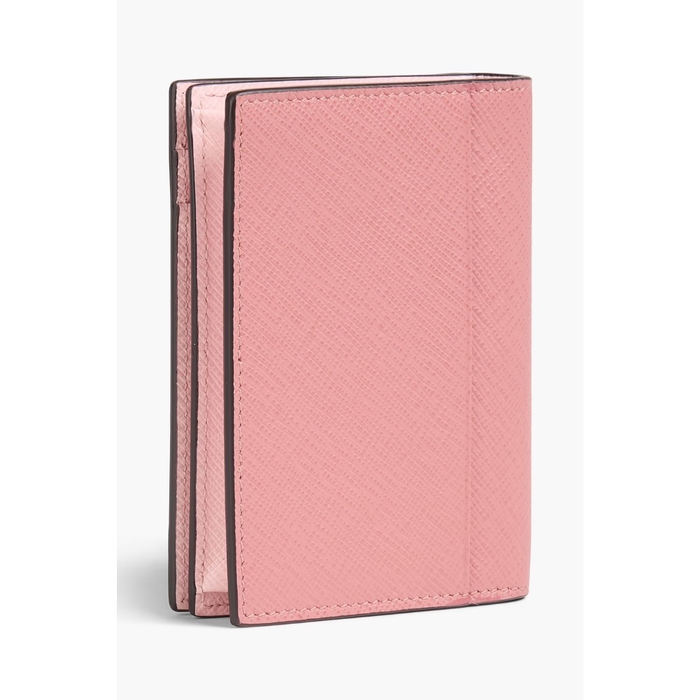 唯ㄧ現貨 💖 MONTBLANC (萬寶龍) 👩🏻 絕版精品！玫瑰、胭脂色！匠心 > 皮夾、短夾、卡夾、錢包、名片夾！-細節圖10