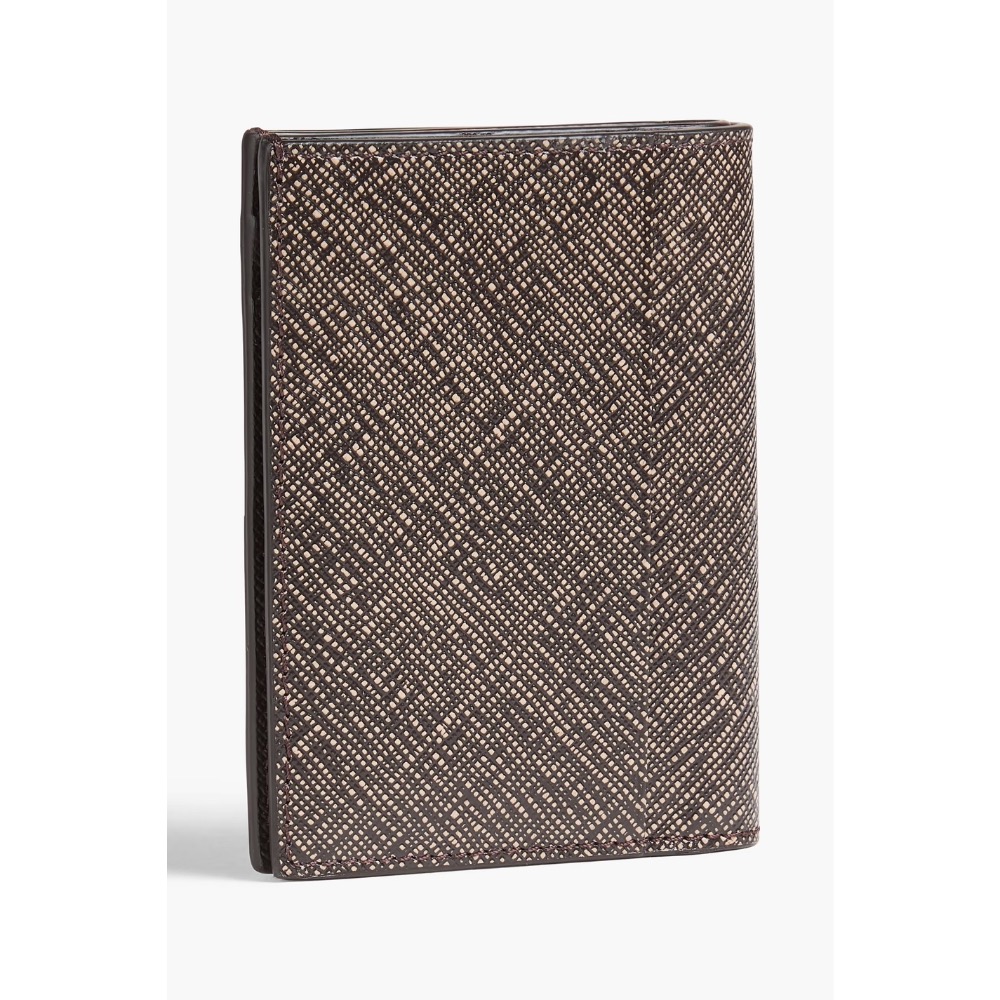 唯ㄧ現貨 💖 MONTBLANC (萬寶龍) 👩🏻 絕版精品！摩卡、巧克力、砂礫色！福氣 > 皮夾、短夾、卡夾、名片夾！-細節圖8