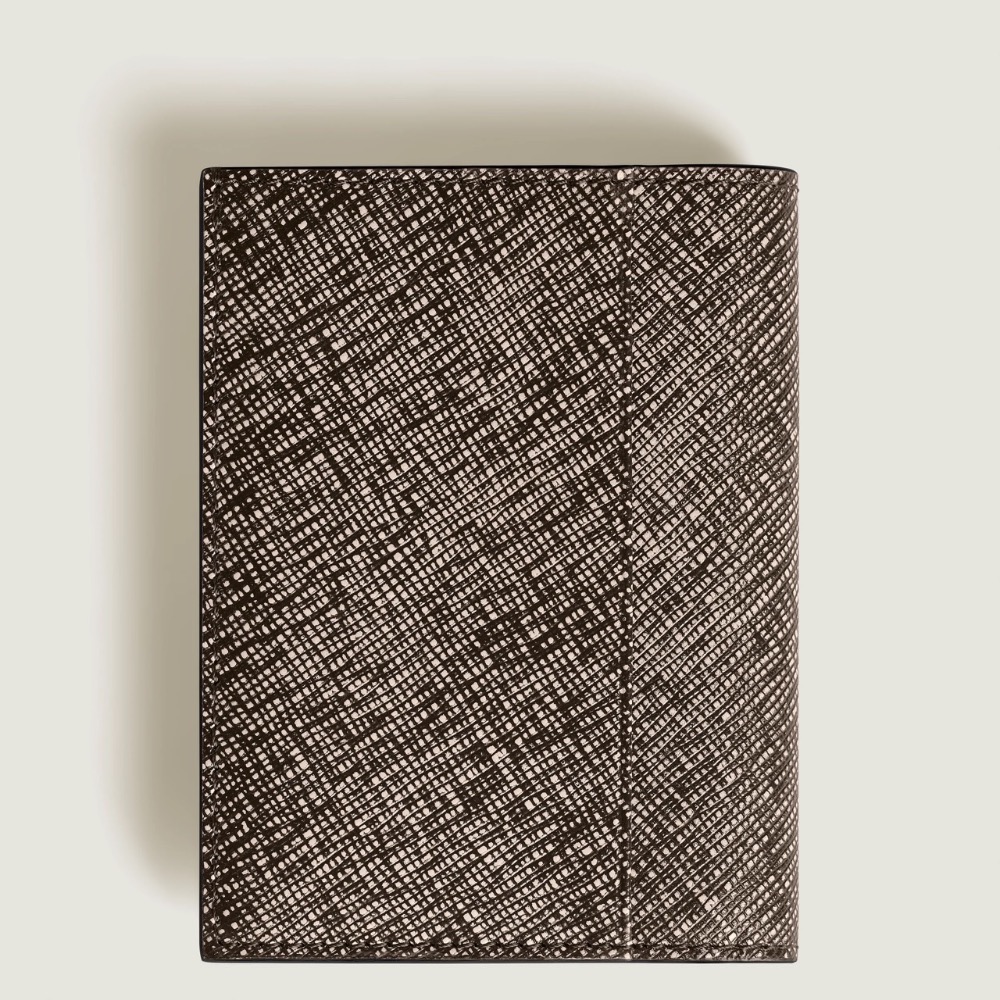 唯ㄧ現貨 💖 MONTBLANC (萬寶龍) 👩🏻 絕版精品！摩卡、巧克力、砂礫色！匠心 > 皮夾、短夾、卡夾、名片夾！-細節圖3