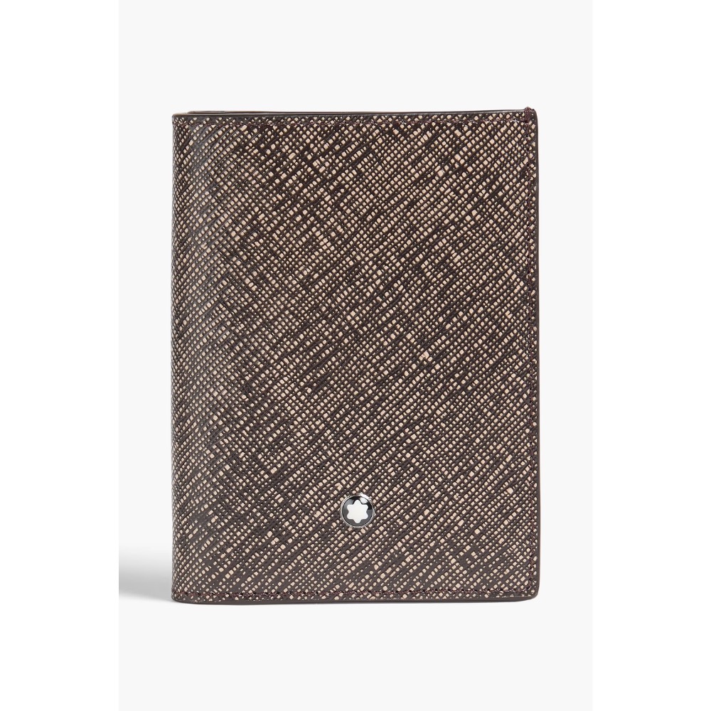 唯ㄧ現貨 💖 MONTBLANC (萬寶龍) 👩🏻 絕版精品！摩卡、巧克力、砂礫色！匠心 > 皮夾、短夾、卡夾、名片夾！-細節圖7