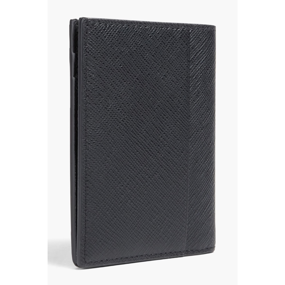 唯ㄧ現貨 💖 MONTBLANC (萬寶龍) 👩🏻 絕版精品！墨子、黑色！福氣 > 皮夾、短夾、卡夾、錢包、名片夾！-細節圖3