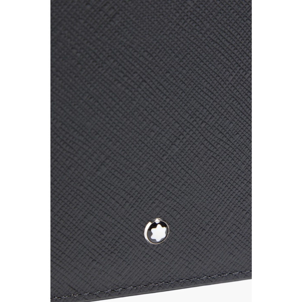 唯ㄧ現貨 💖 MONTBLANC (萬寶龍) 👩🏻 絕版精品！墨子、黑色！匠心 > 皮夾、短夾、卡夾、錢包、名片夾！-細節圖9