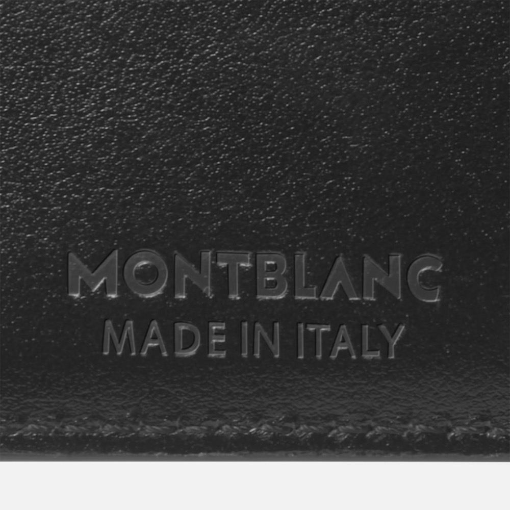 唯ㄧ現貨 💖 MONTBLANC (萬寶龍) 👩🏻 絕版精品！墨子、黑色！大師匠藝 > 皮夾、短夾、卡夾、錢包、名片夾！-細節圖7