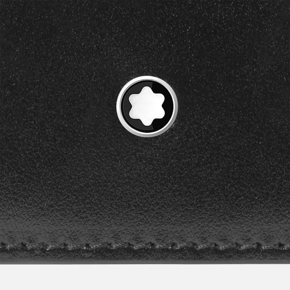 唯ㄧ現貨 💖 MONTBLANC (萬寶龍) 👩🏻 絕版精品！墨子、黑色！大師傑作 > 皮夾、短夾、卡夾、錢包、名片夾！-細節圖6