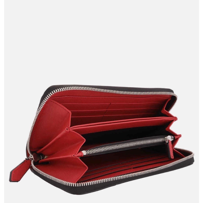 唯ㄧ現貨 💖 MONTBLANC (萬寶龍) 👩🏻 絕版精品！珊瑚、胭脂、璽紅色！嬌貴 > 皮夾、長夾、卡夾、錢包！-細節圖10