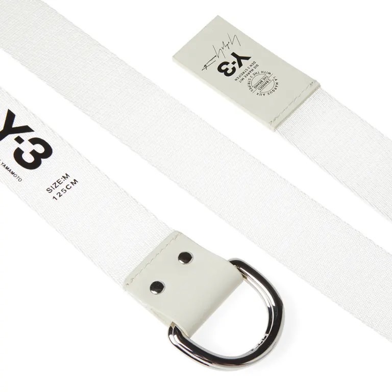 唯ㄧ現貨 💖 Y3 (Y-3) 💛 絕版精品！白色、杏色！生日紀念 > 腰帶、腰封、皮帶！-細節圖5