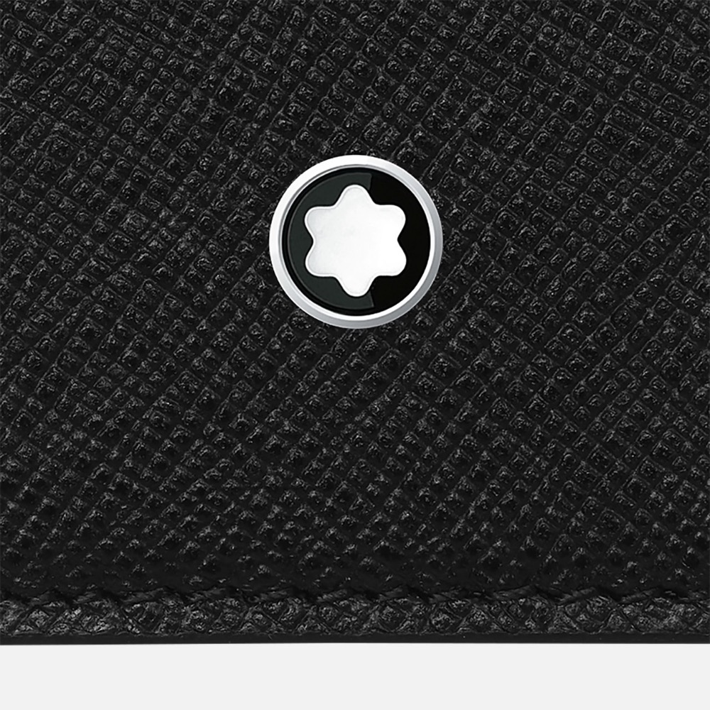 唯ㄧ現貨 💖 MONTBLANC (萬寶龍) 👩🏻 絕版精品！墨子、黑色！口袋 > 皮夾、短夾、卡夾、錢包、名片夾！-細節圖10