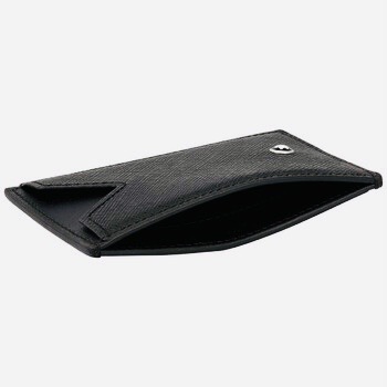 唯ㄧ現貨 💖 MONTBLANC (萬寶龍) 👩🏻 絕版精品！墨子、黑色！添好運 > 皮夾、短夾、卡夾、錢包、名片夾！-細節圖6