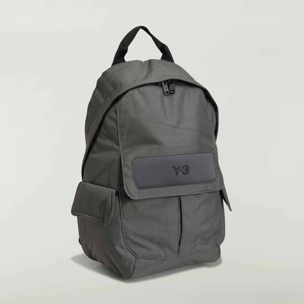 唯ㄧ現貨 💖 Y3 (Y-3) 💛 絕版精品！磐石色、花崗岩色！Key-Looks > 後背包！-細節圖3