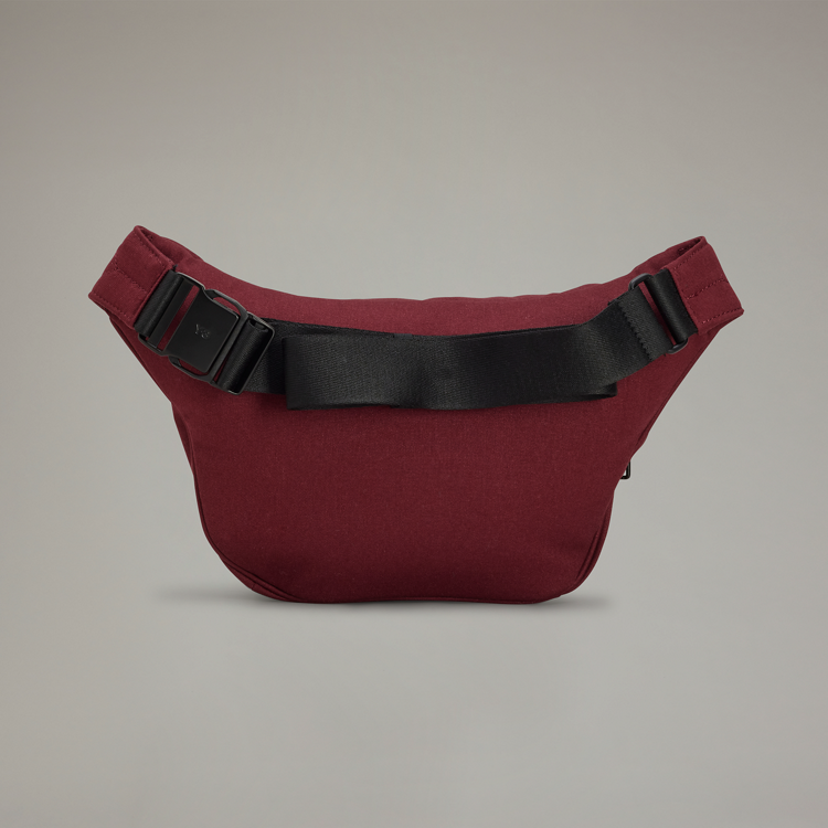 唯ㄧ現貨 💖 Y3 (Y-3) 💛 絕版精品！黑醋栗、勃根地、酒紅色！藝繡包 > 腰包、發財包、側背包、斜背包、肩背包！-細節圖3