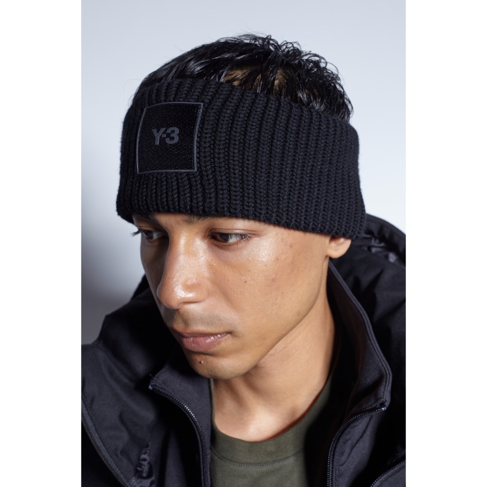 唯ㄧ現貨 💖 Y3 (Y-3) 💛 絕版精品！黑色！手洗、冷洗羊毛！美麗諾 > 髮帶、頭帶、領巾、圍脖、圍巾、羊毛帽！-細節圖10